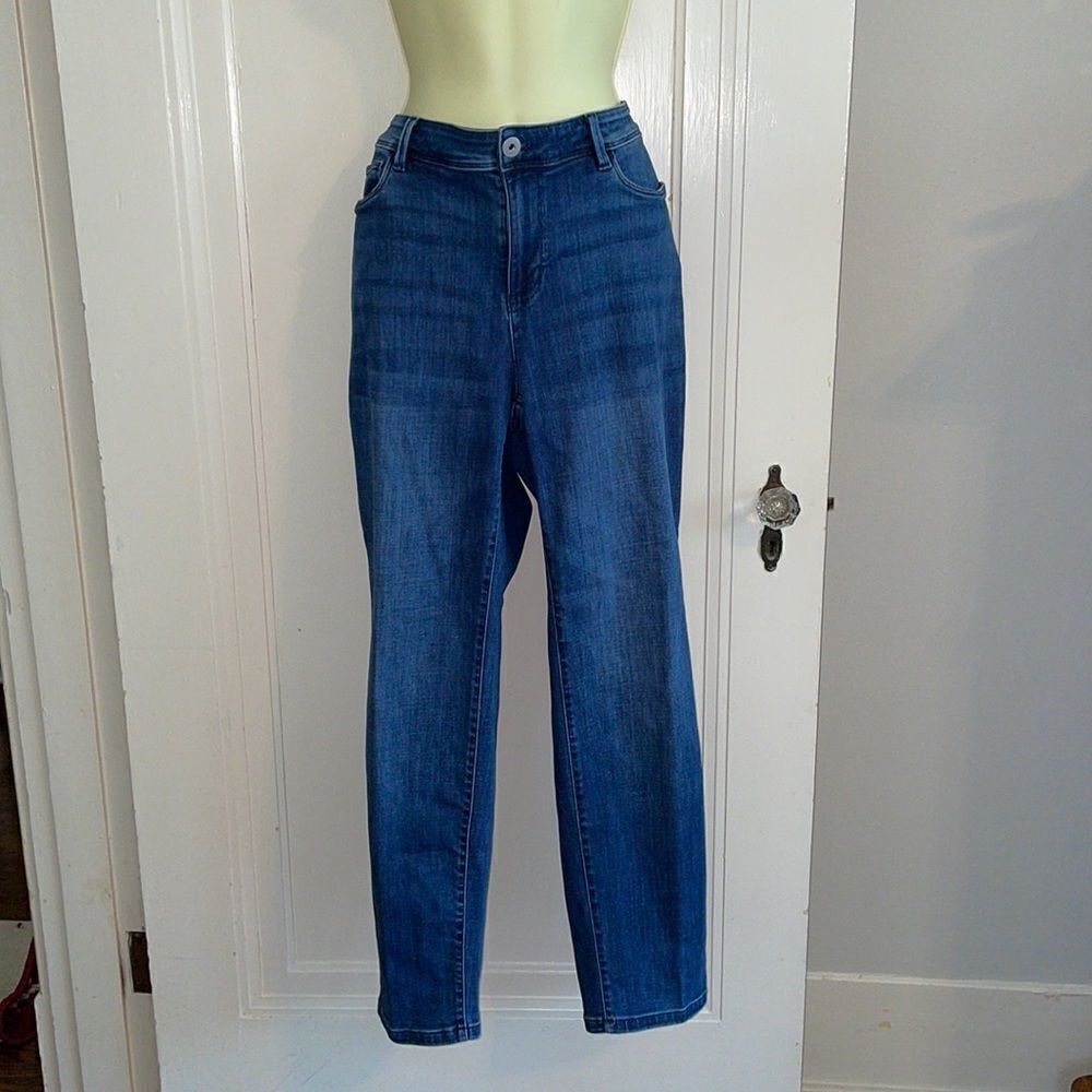 J. Jill Authentic Fit‎ Slim Ankle blue denim jeans